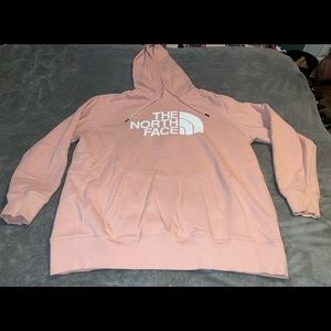 Pink North Face Sweatshirt